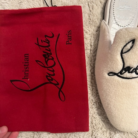 **SOLD** NIB Louboutin Navy Coolito Donna Flat - Picture 2 of 6